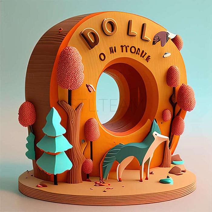 3D model Donut County game (STL)